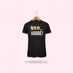 T-Shirt nera "NOO... vabbè"