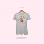 T-Shirt donna - little girl with hearts